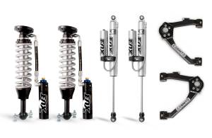 Cognito 3-Inch Elite Leveling Kit with Fox FSRR Shocks for 14-18 Silverado/Sierra 1500 2WD/4WD With OEM Cast Aluminum/Stamped Steel Control Arms