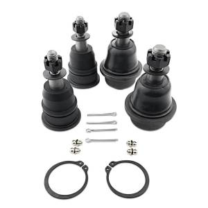Apex Chassis Heavy Duty Ball Joint Kit Fits: 01-06 Chevy Silverado and GMC Sierra 1500 HD/2500 02-06 Chevy Avalanche 2500 Includes: 2 Upper & 2 Lower