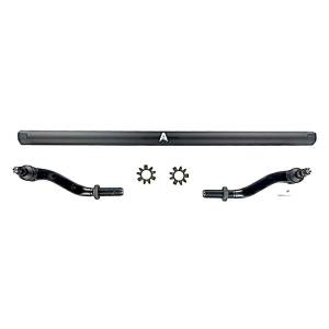 Apex Chassis Heavy Duty 2.5 Ton Tie Rod Assembly in Black Anodized Aluminum Fits: 19-22 Jeep Gladiator JT 18-22 Jeep Wrangler JL/JLU Rubicon Mohave Sahara Sport. Note: This kit fits a Dana 30 axle.