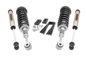 2 Inch Ford Strut Leveling Kit w/V2 Shocks 04-08 F-150 Rough Country