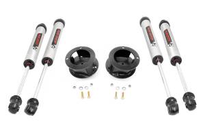 2.5 Inch Ram Leveling Kit w/ V2 Shocks Leaf Spring For 14-20 2500 and 13-20 3500 4WD Rough Country