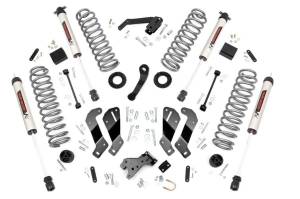 3.5 Inch Jeep Suspension Lift Kit w/V2 Shocks Control Arm Drop 07-18 Wrangler JK Rough Country