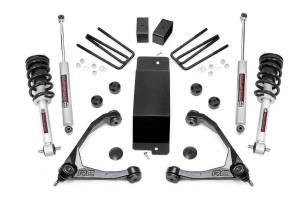 3.5 Inch Suspension Lift Kit Upper Control Arms N3 Struts 14-16 Silverado/Sierra 1500 4WD Rough Country