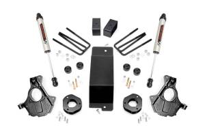 3.5 Inch Suspension Lift Knuckle Kit w/V2 Monotube 07-13 Silverado/Sierra 1500 4WD Cast Steel Rough Country