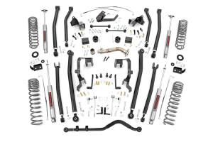 4.0 Inch Jeep Long Arm Suspension Lift Kit 12-18 Wrangler JK 2-door Rough Country