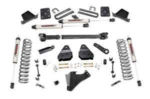 4.5 Inch Suspension Lift Kit w/V2 Shocks w/Front Drive Shaft 17-19 F-250/350 4WD Diesel Rough Country