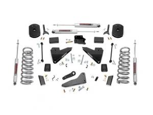 5 Inch Suspension Lift Kit Coil Springs Radius Drops 14-18 RAM 2500 4WD Gas Rough Country