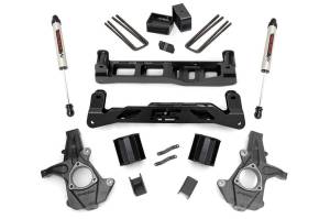 5 Inch Suspension Lift Kit No Struts V2 Monotube Shocks w/N2.0 14-18 Silverado/Sierra 1500 2WD Aluminum/Stamped Steel Rough Country