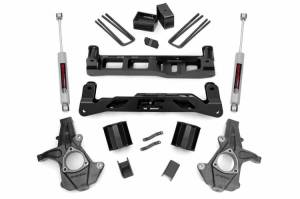 5 Inch Suspension Lift Kit w/N2.0 Shocks & Struts 14-18 Silverado/Sierra 1500 2WD Aluminum/Stamped Steel Rough Country