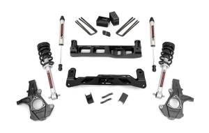 5 Inch Suspension Lift Kit w/V2 Shocks & Struts 07-13 Silverado/Sierra 1500 2WD Rough Country