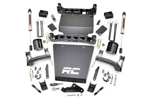 5 Inch Suspension Lift Kit w/V2 Shocks 14-18 Silverado/Sierra 1500 4WD Rough Country