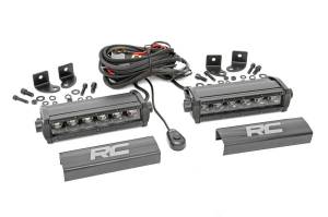 6 Inch CREE LED Light Bars Pair Black Series Rough Country