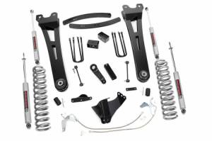 6 Inch Ford 08-10 F-250/F-350 Super Duty Radius Arm Suspension Lift Kit Premium N3 Shocks Gas Rough Country