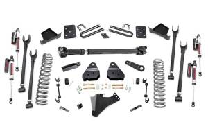 6 Inch Ford 4-Link Suspension Lift Kit 3.5 Inch Axle Diam Vertex Reservoir Shocks w/Front Drive Shaft 17-19 F-250 4WD Diesel w/o Overloads Rough Country