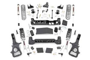 6 Inch RAM Suspension Lift Kit w/Loaded Struts and V2 Shocks 19-20 RAM 1500 4WD 22XL Factory Wheel Models Rough Country