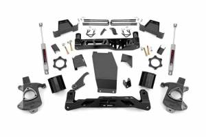 6 Inch Suspension Lift Kit w/N3 14-18 Silverado/Sierra 1500 4WD Aluminum/Stamped Steel Rough Country