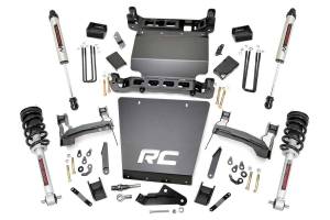 7 Inch Suspension Lift Bracket Kit w/Struts & V2 Shocks 14-18 Silverado/Sierra 1500 4WD Rough Country