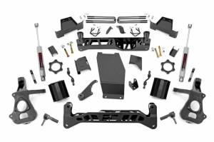 7 Inch Suspension Lift Kit Lifted Struts 14-18 Silverado/Sierra 1500 4WD Cast Steel Rough Country