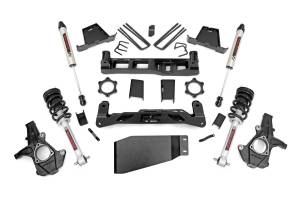 7.5 Inch Suspension Lift Kit Lifted Struts & V2 Shocks 07-13 Silverado/Sierra 1500 Rough Country