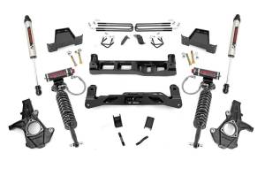 7.5 Inch Suspension Lift Kit w/Vertex & V2 Shocks 07-13 Silverado/Sierra 1500 Rough Country