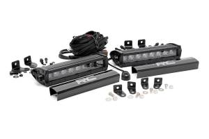 8 Inch LED Grille Kit Black Series 17-19 F-250 Lariat Rough Country