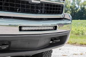 Chevrolet 20 Inch Single Row LED Bumper Mount 07-13 Silverado 1500 Rough Country