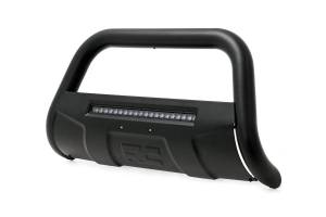 Dodge 09-18 RAM 1500 Bull Bar w/LED Light Bar Black Rough Country