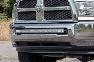 Dodge 40 Inch Curved LED Light Bar Hidden Bumper Mounts 10-18 RAM 2500/3500 Rough Country