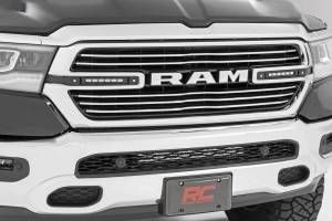 Dodge Dual 6 Inch LED Grille Kit Black Series 19-20 RAM 1500 Rough Country