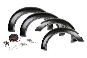 Dodge Pocket Fender Flares Rivets 09-18 RAM 1500 w/Metal Bumper Rough Country