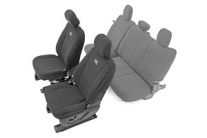 F-150 Neoprene Front Seat Cover Black 15-20 F-150 XL, XLT Rough Country