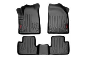 Floor Mats Front and Rear 14-22 Jeep Cherokee KL Rough Country