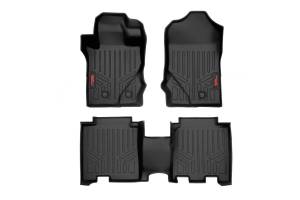 Floor Mats Front and Rear Bucket Set 21-22 Ford Bronco 4-Door Rough Country