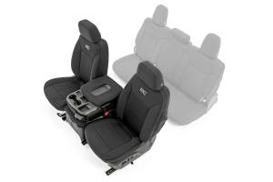 GM Neoprene Seat Covers Front Black For 19-21 1500 Rough Country