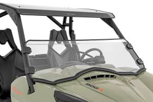 Half Windshield Scratch Resistant 11-20 Can-Am Commander 1000/Commander 1000 DPS Rough Country