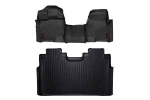 Heavy Duty Floor Mats Front/Rear W/Center 15-20 Ford F-150 SuperCrew Cab Rough Country