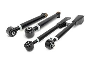 Jeep Adjustable Control Arms Front Set 84-01 Cherokee XJ 86-92 Comanche MJ 93-98 Grand Cherokee ZJ 97-06 Wrangler TJ Rough Country