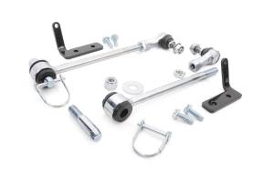 Jeep Front Sway Bar Disconnects 3.5-6 Inch Wrangler JK, Wrangler JL Rough Country