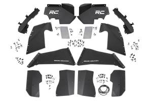 Jeep JK Front and Rear Inner Fenders Set Vertex Shocks For 07-18 Wrangler JK Rough Country