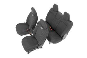 Jeep Neoprene Seat Cover Set Black 18-20 Wrangler JL Rough Country