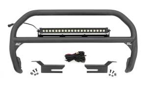 Nudge Bar 20 Inch Black Series DRL Single Row LED 21-22 Ford Bronco 4WD Rough Country