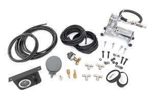 Onboard Air Bag Compressor Kit w/Gauge