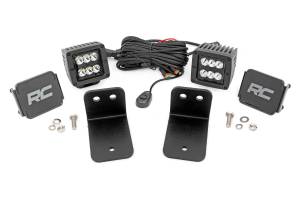 Rear Facing LED Kit 2-Inch Black Series with Spot Beam 2020 Intimidator GC1K Rough Country