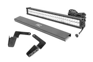 Toyota 30 Inch LED Bumper Kit Chrome Series w/ Cool White DRL (07-14 FJ Cruiser) Rough Country