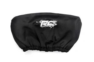 Winch Cover Black Vinyl Lined Fabric With RC Logo Rough Country