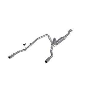 2.5 Inch Cat Back Exhaust System Dual Rear Exit For 11-14 Ford F-150 V6 EcoBoost Aluminized Steel MBRP