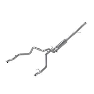 2.5 Inch Cat Back Exhaust System For 19-23 Silverado/Sierra 1500 6.2L, 2022 Silverado LTD/ Sierra Limited 6.2L Dual Rear 304 Stainless Steel MBRP