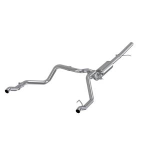 2.5 Inch Cat Back Exhaust System For 19-Up Silverado/Sierra 1500 5.3L and 2022 Silverado LTD/ Sierra Limited 5.3L Dual Rear 304 Stainless Steel MBRP