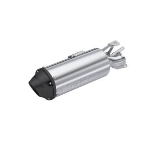 2001-2024 Polaris Sportsman 5 Inch Single Slip-on Muffler with Billet Tip Performance Series MBRP