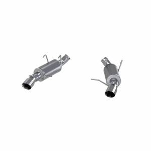 2011-2014 Ford Mustang Aluminized Steel 3 Inch Dual Muffler Axle Back Split Rear Exhaust System MBRP